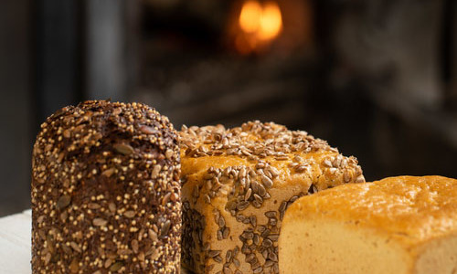 2 new breads: the small organic flour spelt loaf and le sportif